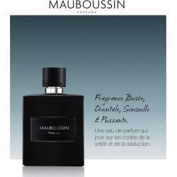 Mauboussin In Black  - Eau de Parfum Homme - Senteur Boisée & Orientale- 100ml