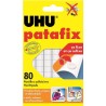 UHU Patafix blanche- Pastilles Adhésives prédécoupées