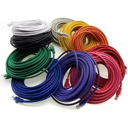 Câble Réseau RJ45 - CAT5 Câble Ethernet Set - 5m - 10 couleurs - 10 pièces