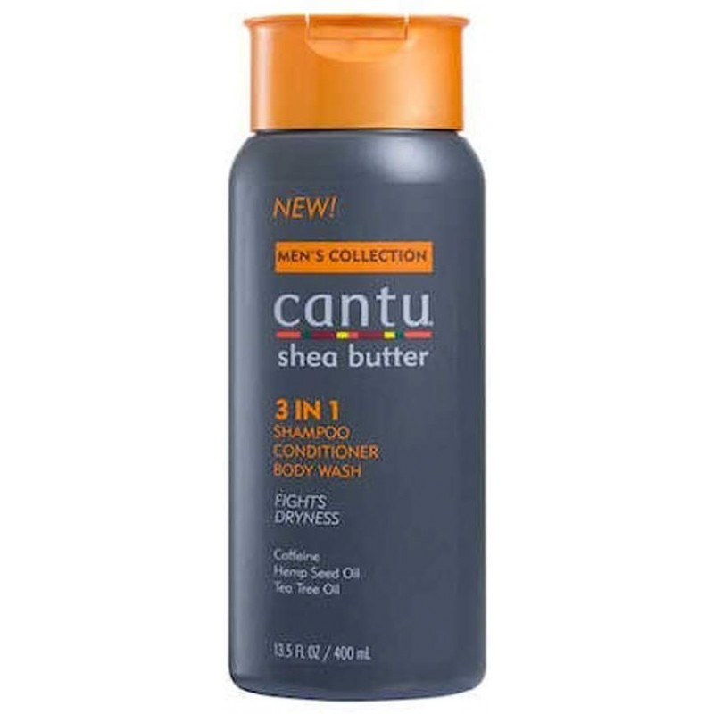 Cantu Mens - 3-In-1 Shampoo Conditioner Bodywash - 400ml
