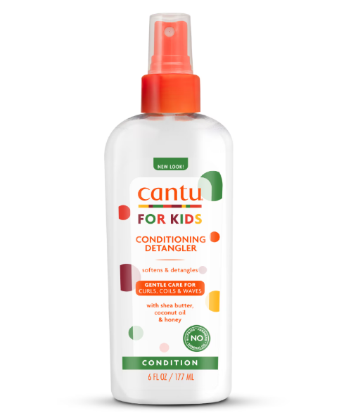 Cantu -  For Kids Conditioning Detangling Spray with Shea Butter, Coconut Oil & Honey, 6 fl oz